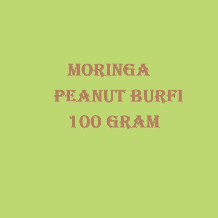 Moringa Peanut Burfi