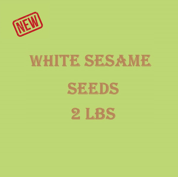 White Sesame Seeds 2Lbs Madurai Foods