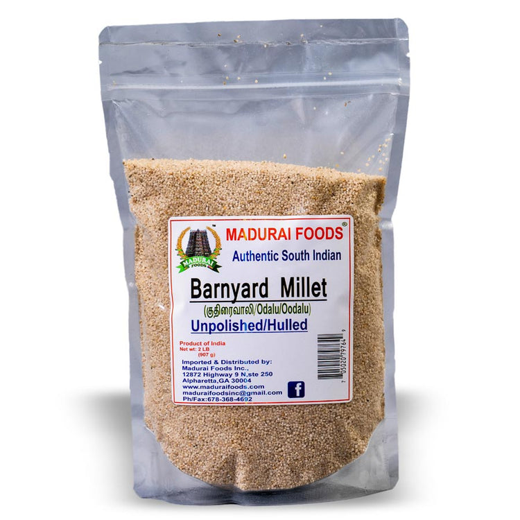 Healthy Barnyard Millet Unpolished MaduraiFoods