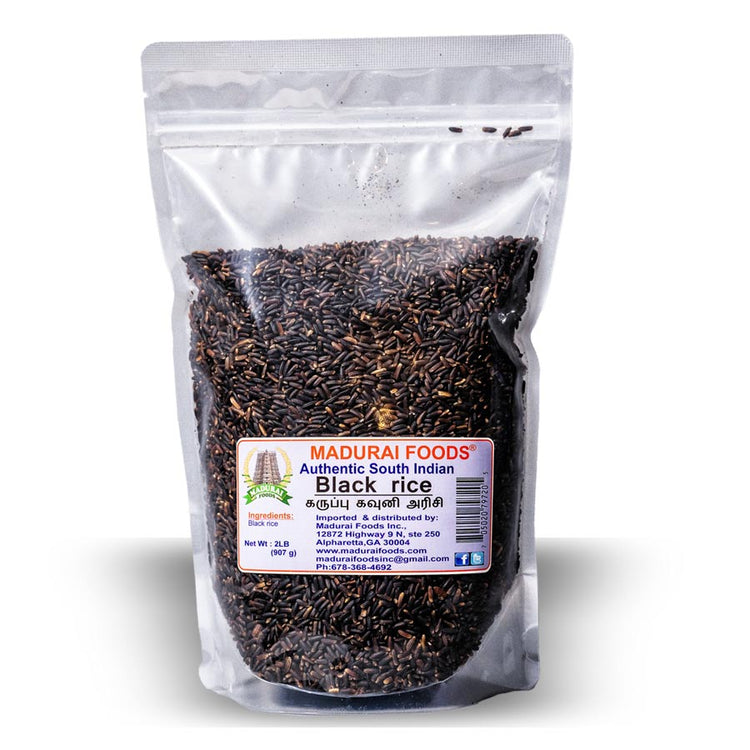 South Indian BlackRice / Kavuni Rice Madurai Foods