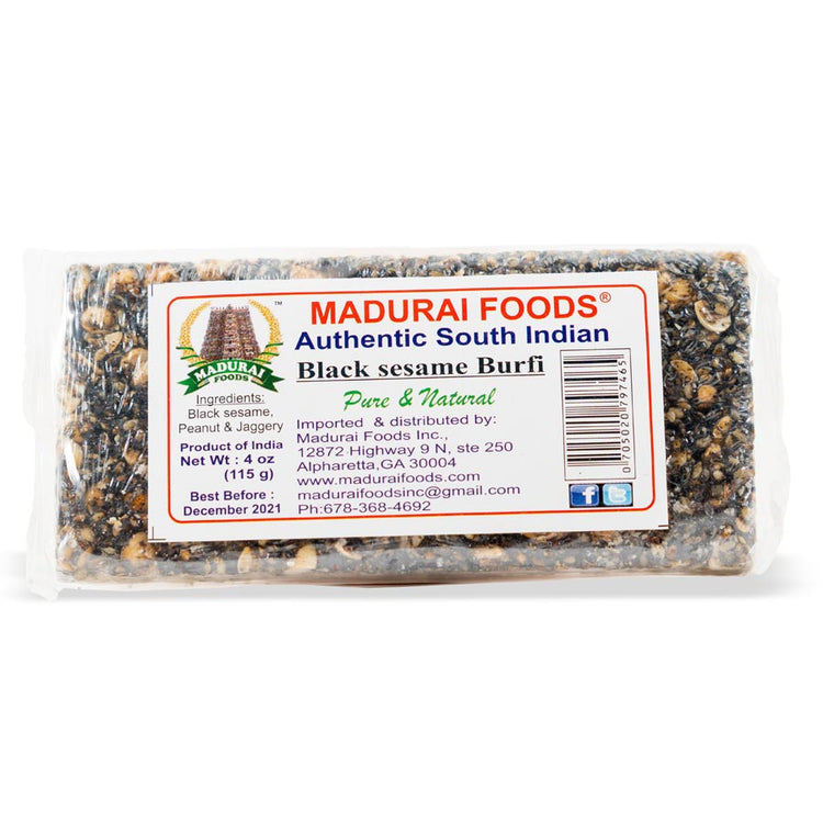 Black sesame peanut burfi-200 g
