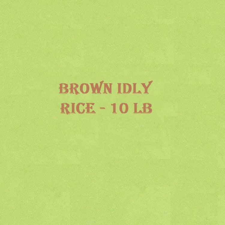 Brown Idly Rice MaduraiFoods