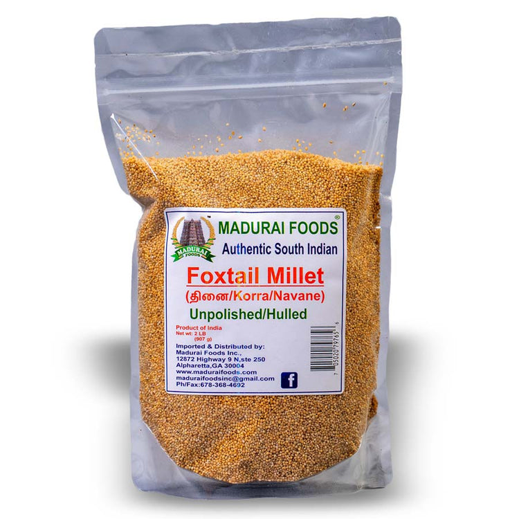 Healthy Foxtail Millet Unpolished MaduraiFoods