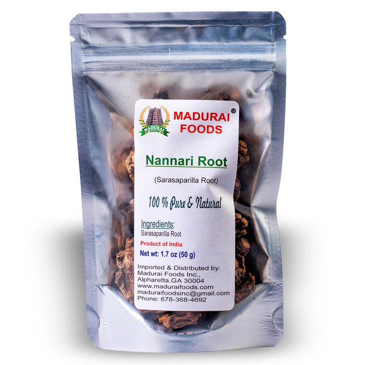 Organic Herbal Nannari Root/Sarsaparilla Root Madurai Foods
