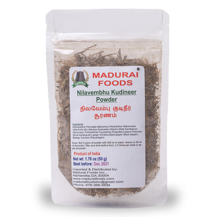 Herbal Powder Nilavembhu Kudineer MaduraiFoods