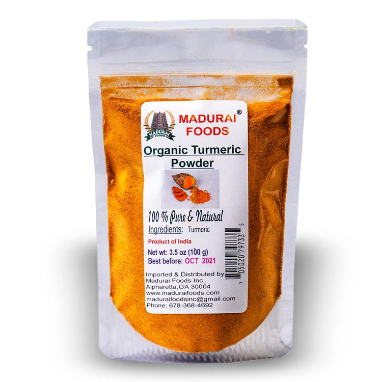 Organic Tumeric Powder Madurai Foods