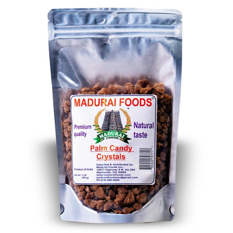 Natural Sweetener Palm Candy Crystal Madurai Foods