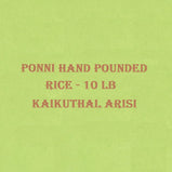 Ponni Hand Pounded Rice MaduraiFoods
