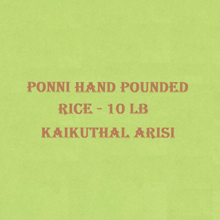 Ponni Hand Pounded Rice MaduraiFoods