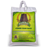 South Indian Ponni Raw Rice 20Lbs Madurai Foods