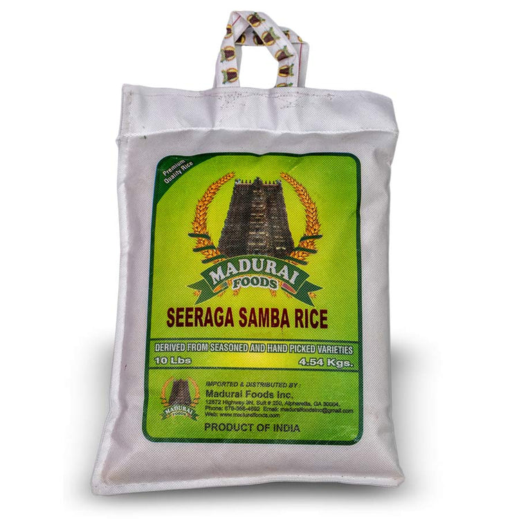 South Indian Seeraga Samba Rice Madurai Foods