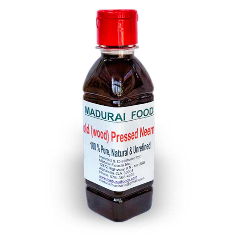 Pure and Organic Wooden Rotary Cold Pressed Neem Oil Madurai Foods