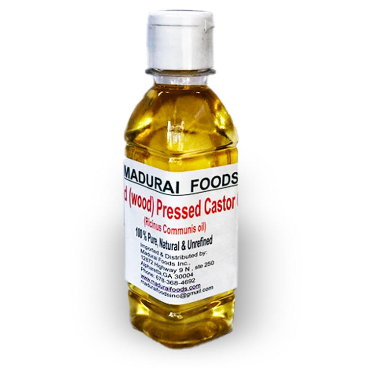 Pure and Organic Wooden Rotary Cold Pressed Castor Oil Madurai Foods