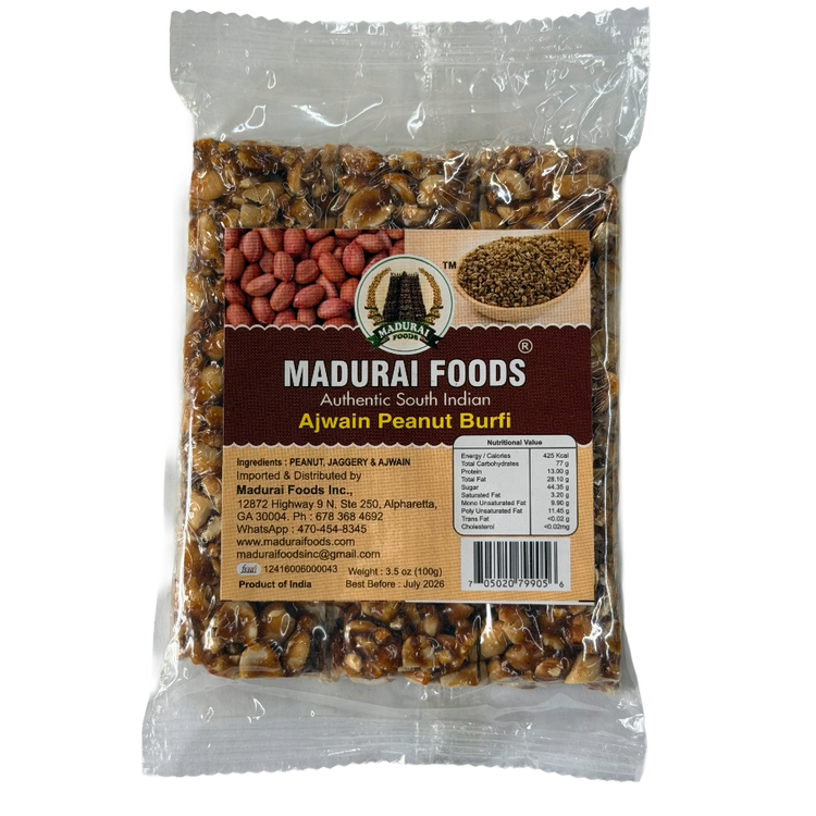 Ajwain Peanut Burfi-100g