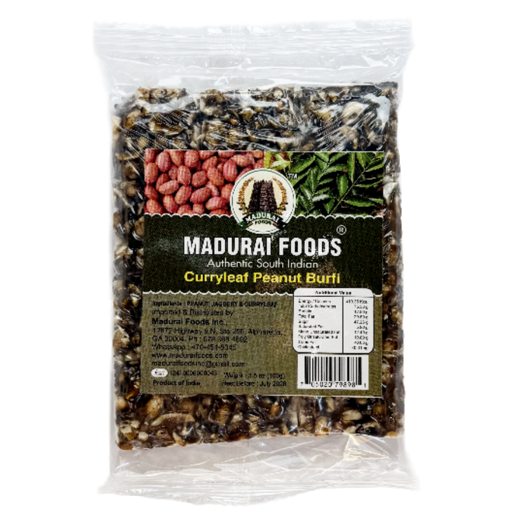 Curry Leaf Peanut Burfi-100g