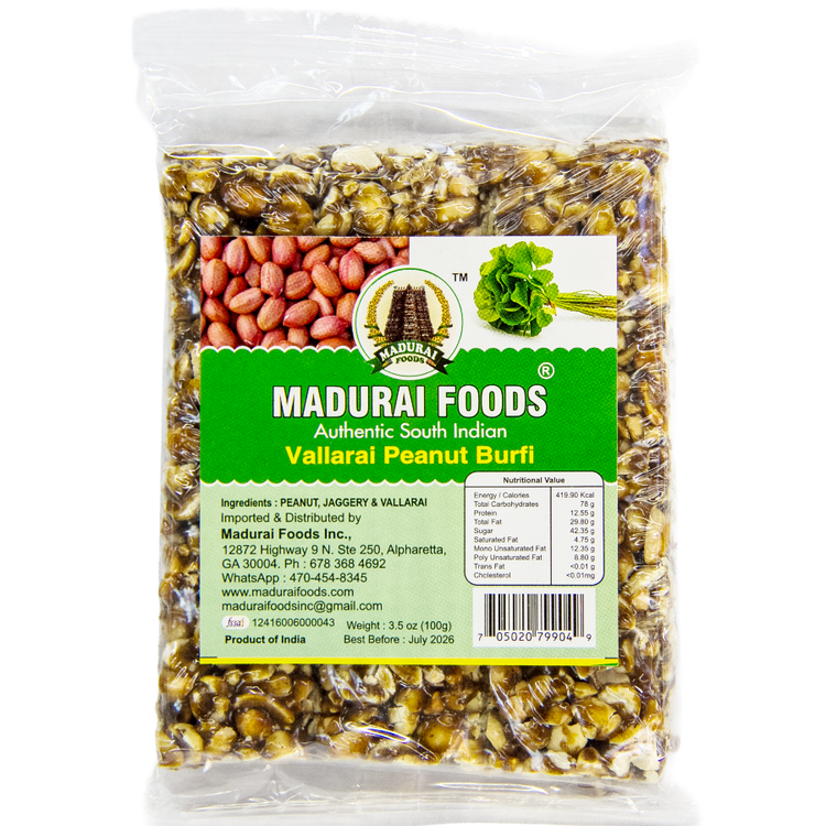 Vallarai Peanut Burfi (Brahmi)-100 g