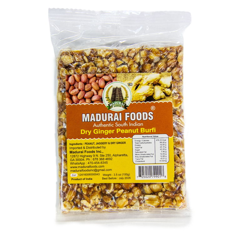 Dry Ginger Peanut Burfi-100 g