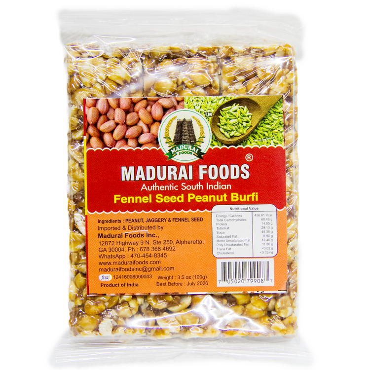 Fennel Seed Peanut Burfi-100 g