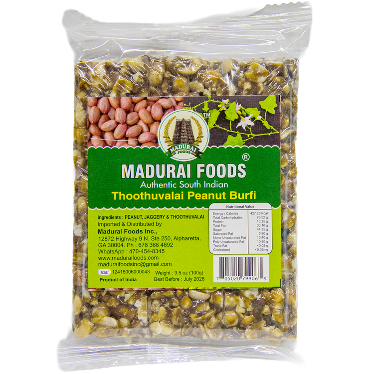 Thoothuvalai Peanut burfi-100 g