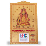 2021 Calendar Karpaga Vinayagar Gold MaduraiFoods