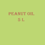 Peanut oil-5 Liters