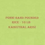 Ponni Hand Pounded Rice MaduraiFoods 