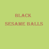 Black Sesame Balls