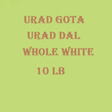 Urad gota/Urad whole white-10 Lb